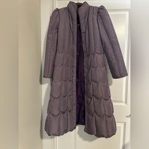 Women's Purple Quilted Coat